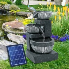 Solar Garden Water Feature