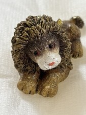 STEIFF PEWTER LION FIGURINE