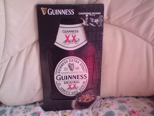 Glass guinness bottle - guinness,