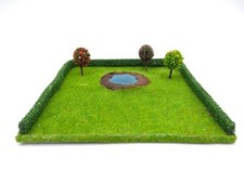 Garden Pond Diorama with Trees