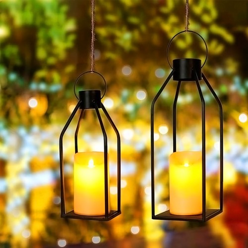 2pcs decorative rustic candle - 2pcs,