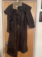 Driza Bone Brown Wax Stockman Coat Size S 