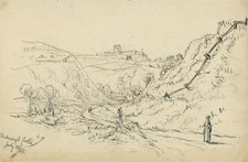 Scarborough Castle 1853 - Pen