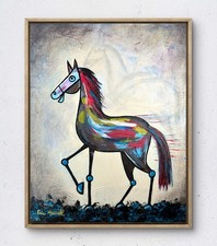 Original Horse Ghost Art 14x11