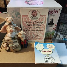 Piggin Christmas 1997  by David Corbridge, Ltd Ed 1763/3000 Boxed Vintage VGC 