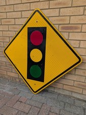 Genuine Street Road Highway Sign USA American Reflective Traffic Light Warning