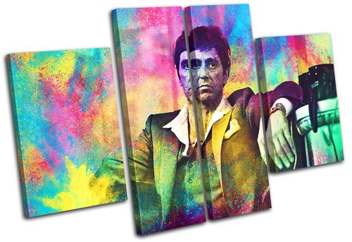 Colourful scarface iconic - colourful,