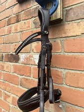 SCHOCKEMOHLE  SPORTS ROLLED DOUBLE BRIDLE COB SIZE