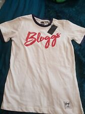 White Joe Bloggs T -Shirt Age 9-10 New
