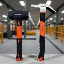 Claw Sledge Hammer Set 2 Pc Drop Forged Hammers Fibreglass Handle DIY Tools