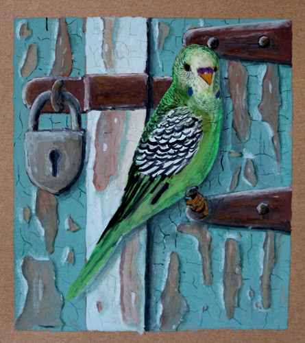 Original singed watercolour - original,