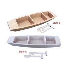 Wooden Boat Bookcase Decor Boat Decoration for Shelf Bedroom Party Ornaments