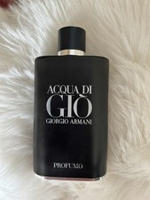 Empty Acqua Di Gio Giorgio Armani Parfum Bottle Size 180ml