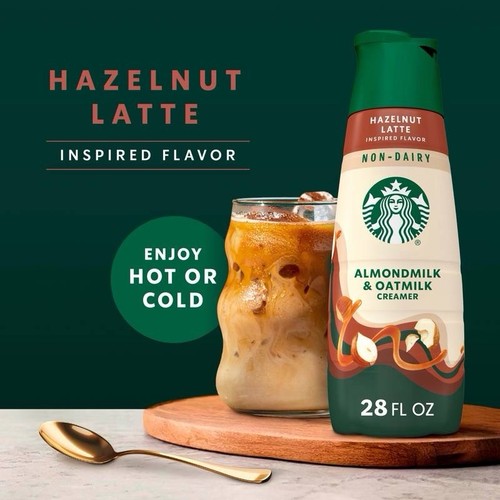 Starbucks hazelnut latte - starbucks,