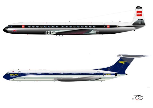 Aviation art great british - aviation,