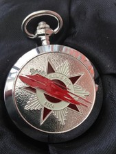 Silver Plated Pocket Watch Heritage Collection Metropolis Model working & Cert