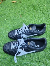 Black Diadora Baggio 03 FG Football Boots UK Size 6.5