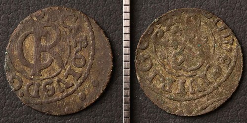 Swedish livonia billon coin - *swedish,