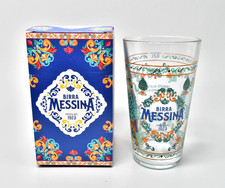 Beautiful Rare Messina Beer Glass Limited Edition Italy 0.2L
