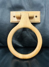 MCM Wooden Towel Ring in Honey Oak Color