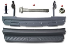 For Mercedes Sprinter Rear Back Metal Step Plus Plastic Cover 2006 - 2018 +Bolts