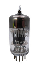 Brimar ecc81 12at7 black - ecc81, plate
