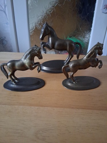 Brass prancing horses - prancing,