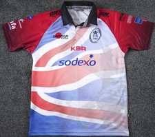 British Army Rugby Samurai 2014 15 Union Jack Shirt / L Large