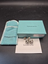 Tiffany & Co Paloma Picasso Dumbell Sterling Silver Cufflinks