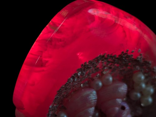 Bakelite cherry red amber - bakelite,