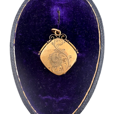 Antique yellow gold - yellow, filled