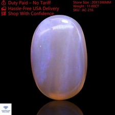 11.00 Cts Natural Oval Australian Fire Opal Ethical Cabochon Gemstone 20x13x6 mm