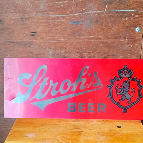 Strohs beer red - strohs,