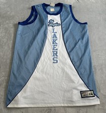 Los Angeles Lakers Hardwood Classics Mens XL Retro Blue Jersey  Blue