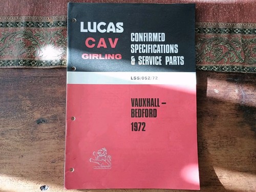 Lucas spare parts - list,