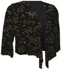 Lace Mesh Bolero Shrug Top