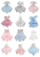 PERSONALISED Baby Comfort Blanket Ideal Baby Shower Gift Add Name and Birthday