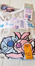 PRIMARK GIRL FLEECE PYJAMA Lilo&Stitch COSY WARM PJs SIZE 9-10yrs 140cm BNWT