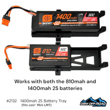 1400mah 2S / 810mah Battery  -