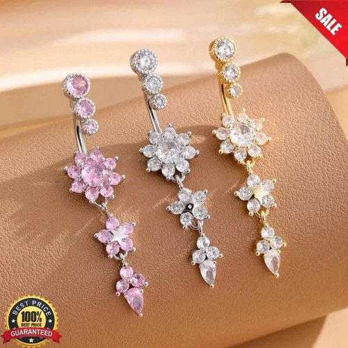 Belly bars button piercing - piercing, bar