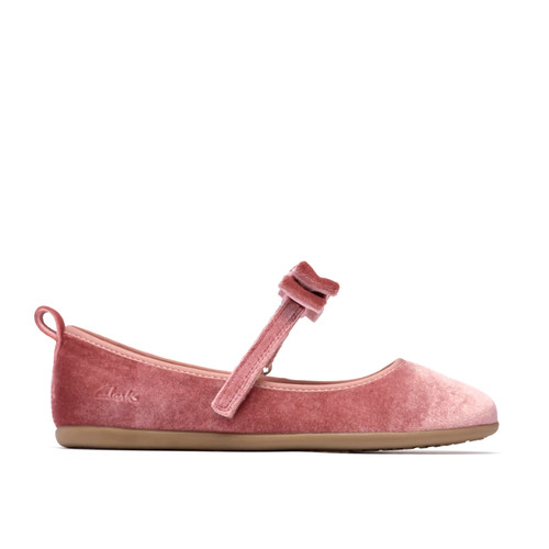 Clarks charm bow girls dusty - charm,