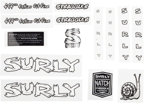 Surly straggler decal set - surly,