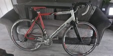 Claud Butler Milano Carbon Fibre, Red And Silver, Vintage Race Bike