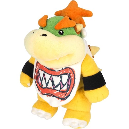 Super mario bowser plush - mario, jr.
