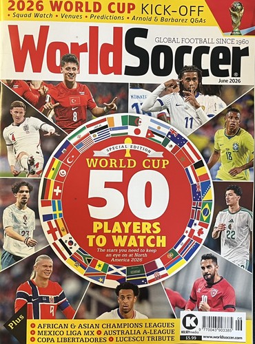 World soccer magazine issue - world,
