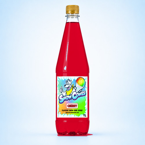 Snow cone syrup cherry - cherry, litre