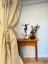 Ivory satin, polka dot