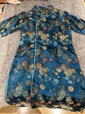 Chinese Asian Outfit Brand New Women Teal Oriental Clothes Christmas Gift