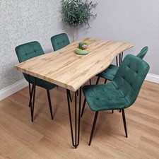 Modern Dining Table Set With 4