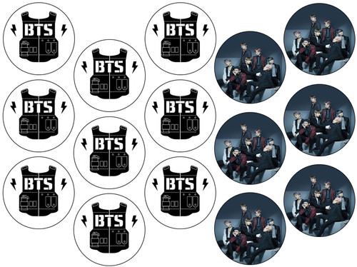 Bts inspired round - x,